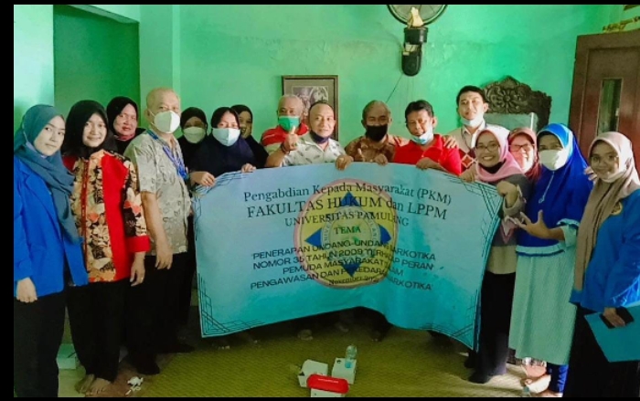 Penerapan Undang-Undang Narkotika Nomor 35 Tahun 2009 Di Lingkungan