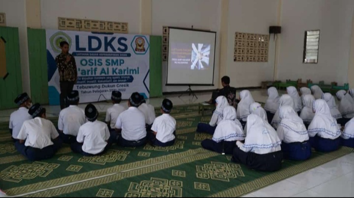 SMP Ma arif Al Karimi Dukun Gelar LDKS, Gembleng Pemimpin Masa Depan