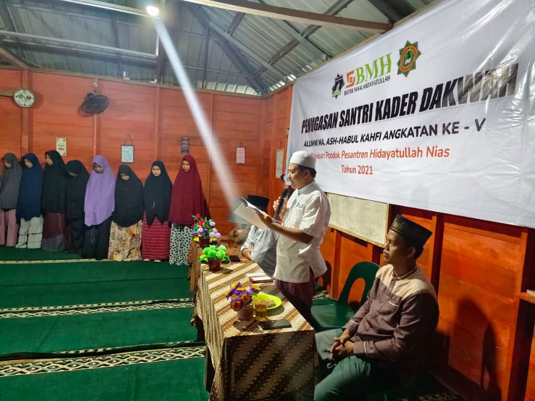 BMH Tugaskan Santri Daiyah Muda, Berikut Pesan Ketua Hidayatullah Nias