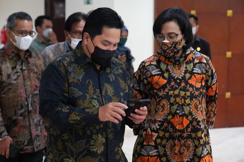 Menteri Erick Thohir, Bersyukur Program Utama Kementerian BUMN di 2021 Berjalan Memuaskan