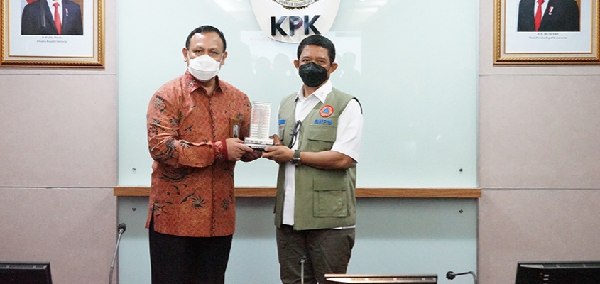 KPK dan BNPB Lakukan Kerja Sama Pencegahan Korupsi