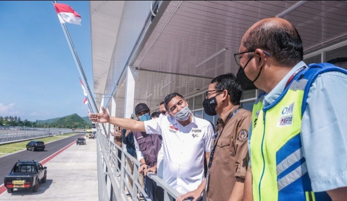 Sandiaga Uno Tinjau Persiapan MotoGP Mandalika, Sebagai Simbol Kebangkitan Ekonomi
