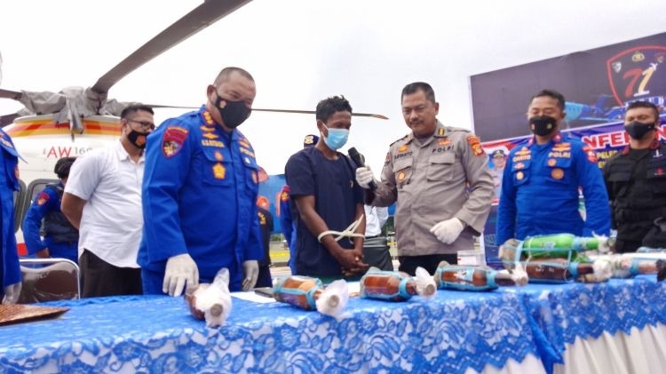 Polairud Polda NTB Tangkap Pengebom Ikan Asal Lombok Timur