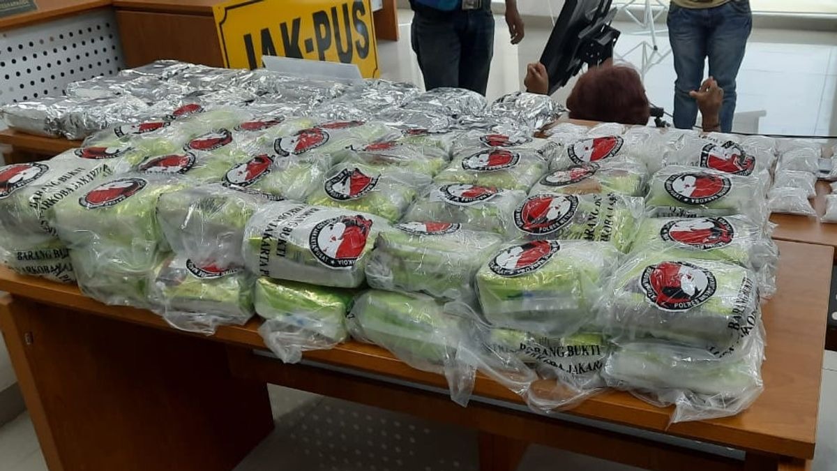 Polres Metro Jakarta Pusat Gagalkan Peredaran Sabu 25 Kilogram