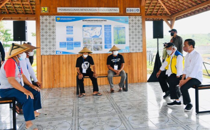 Petani Bersyukur atas Keberadaan Bendungan Randugunting