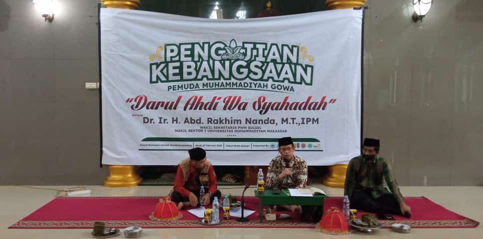 Tanamkan Konsep Darul Ahdi Wa Syahadah, Pemuda Muhammadiyah Gowa Gelar Pengajian Kebangsaan