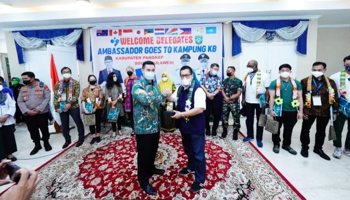 Delegasi 7 Negara Kunjungi Kampung KB di Sumpabita