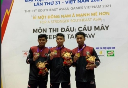 SEA Games Vietnam: Cabor Sepak Takraw Sumbang Mendali Emas