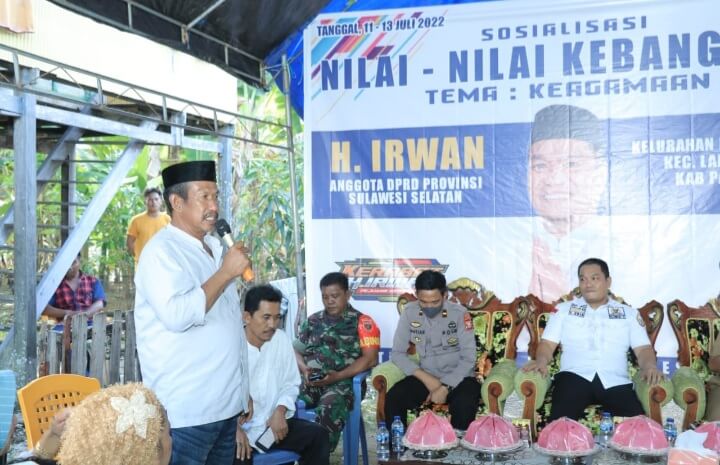 Sosialisasi Nilai Nilai Kebangsaan, Muhammad Irwan: Terus Jaga ukhuwah islamiyah