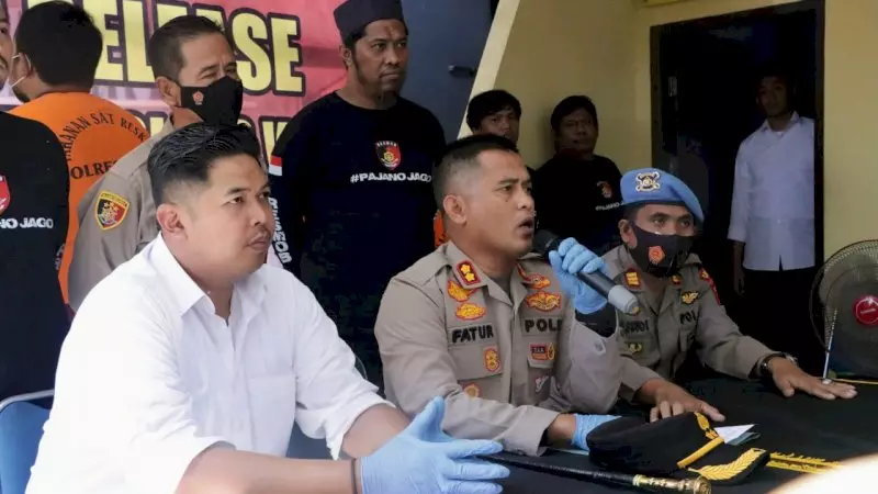 Resmob Polres Wajo Amankan Pelaku Curanmor Lintas Kabupaten