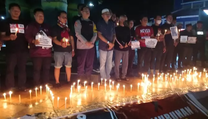 Tragedi Kanjuruhan Malang, Aliansi Sporter Pangkep Doa Bersama