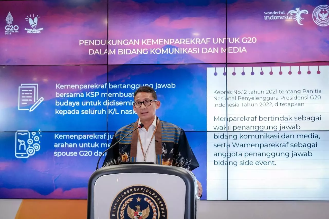 Sandiaga: Kami Akan All Out Glorifikasi Event KTT G20 