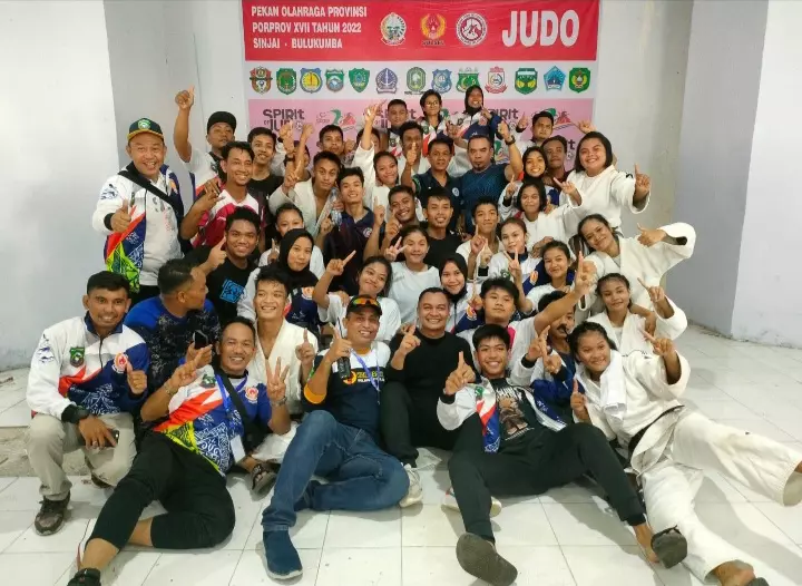 Pangkep Rajai Perolehan Emas Cabor Judo di Porprov Sulsel 2022