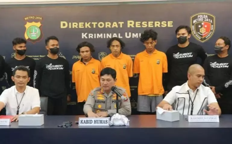 Komplotan Rampok Habisi Nyawa Pengemudi Taksi Online di Tangkap
