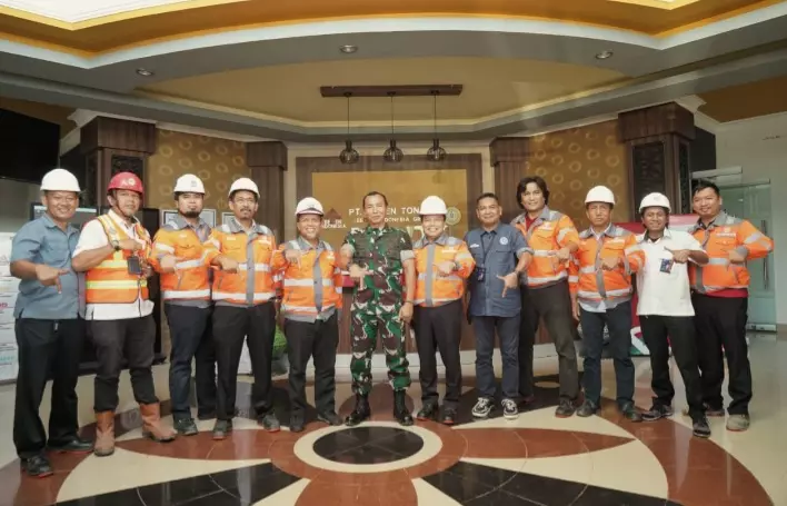 Pangdam XIV Hasanuddin Kunjungan Kerja Ke PT Semen Tonasa