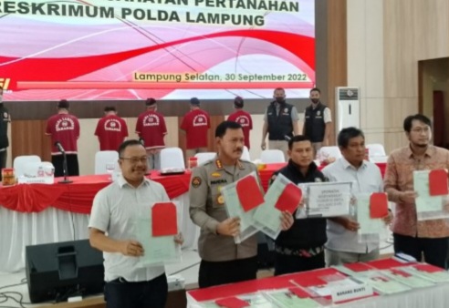 Jual Tanah Menggunakan Dokumen Kepemilikan Palsu, 5 Pelaku Diamankan
