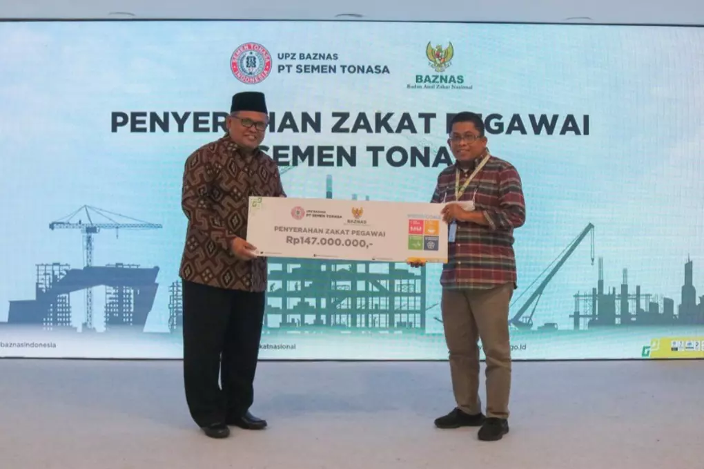 Dorong Kesejahteraan Mustahik, UPZ PT Semen Tonasa Serahkan Zakat ke BAZNAS