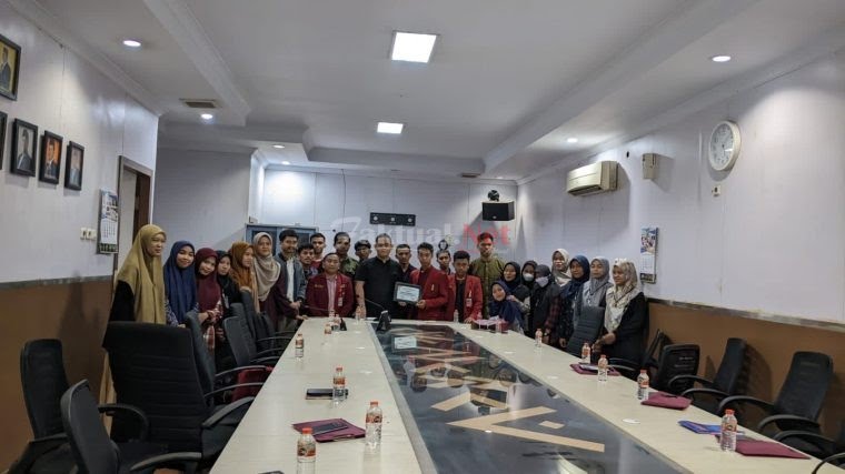 Rachmat Taqwa Quraisy Terima Kunjungan Sekolah Advokasi Pikom IMM FKIP Unismuh