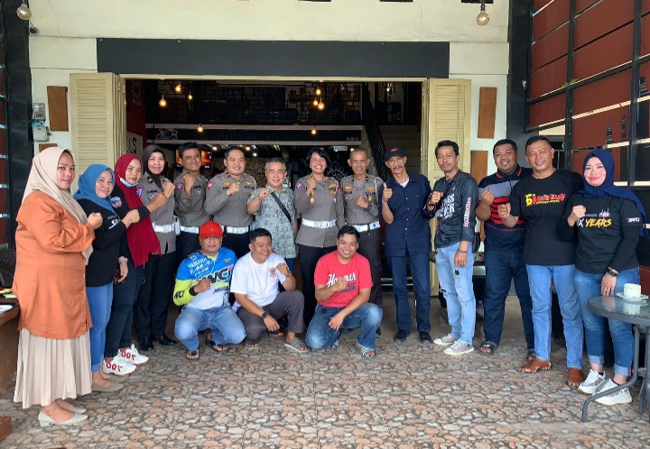 YNCI Chapter Pangkep ngopi Bareng Kasad Lantas