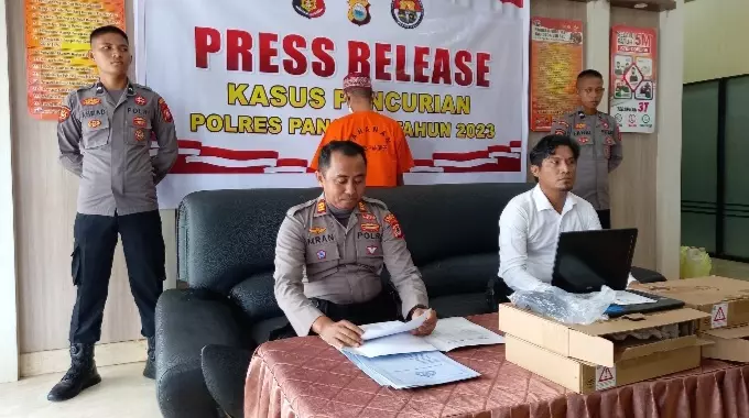Seorang Guru di Pangkep Curi Laptop dan Infocus