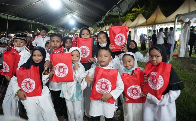 Tutup Gebyar Ramadan APINDO, Semen Tonasa Bantu 200 Anak Penghuni Panti Asuhan dan Dukung Puluhan UMKM