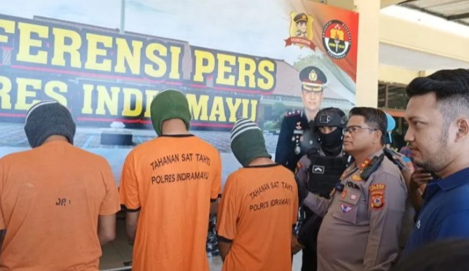 Bacok Polisi, Tiga Pelaku di Amankan