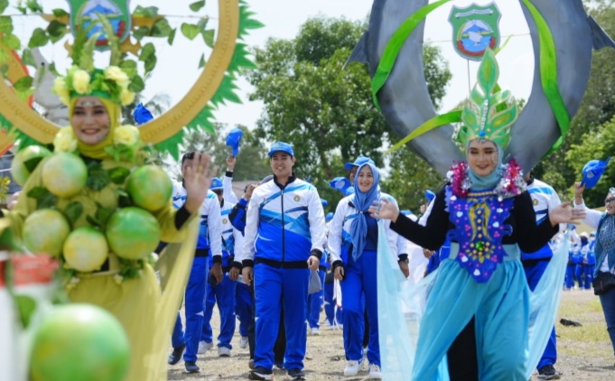Porseni PGRI Sulsel, Bupati Pangkep Dukung Kontingen PGRI Pangkep