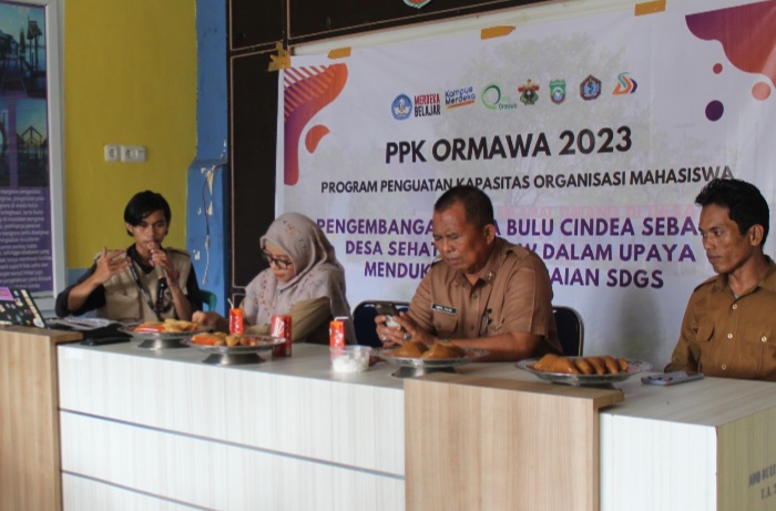 Melalui FGD, Tim PPK Ormawa BEM FKM Unhas, Pemdes Bulu Cindea dan DLH Komitmen Aktifkan Kembali Bank Sampah