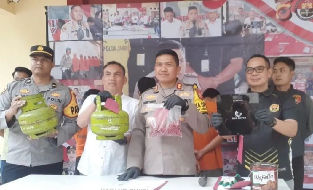 Kapolres Sukabumi Berhasil Mengungkap Kasus Gas Oplosan