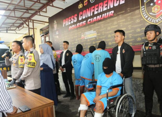 Polres Cianjur Ungkap Kasus Pengeroyokan, 5 Pelaku Diamankan