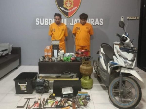 Pencuri Barang Proyek dan Peralatan Bangunan Dibekuk di Babel