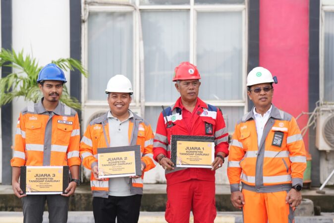 Ratusan Peserta Hadiri Upacara Penutupan Bulan K3 Nasional di PT Semen Tonasa