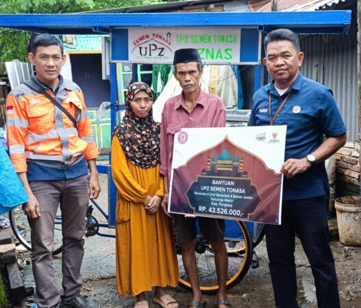 UPZ PT Semen Tonasa Salurkan Bantuan Pangan dan Sandang untuk Mustahik