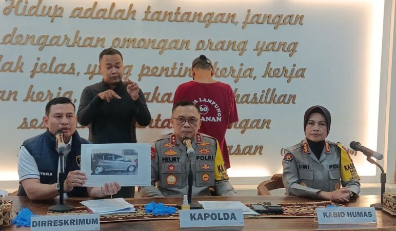 Polda Lampung Tangkap 1 Anggota Komplotan Jual Beli Kendaraan Bodong