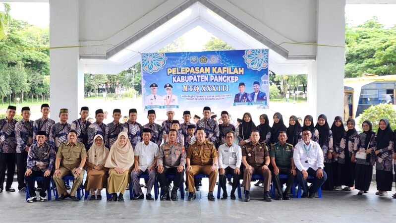 Lepas Kafilah MTQ Ke Takalar, Bupati MYL Siapkan Hadiah Umrah