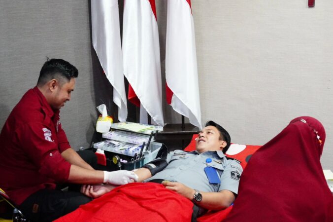 Peringati Hari Bakti Pemasyarakatan: Rutan Pangkajene Gelar Kegiatan Donor Darah