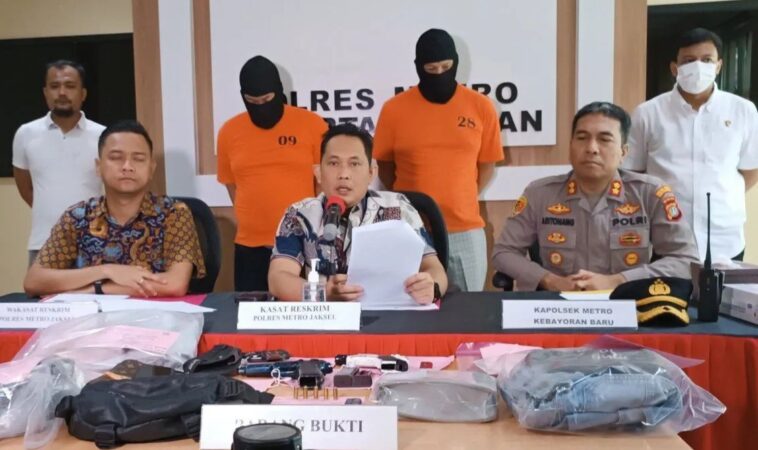 Polres Metro Jakarta Selatan Tangkap Dua Tersangka Kasus Overdosis Narkotika