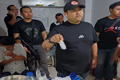 Pabrik Sabu Cair Ditemukan di Apartemen Batam