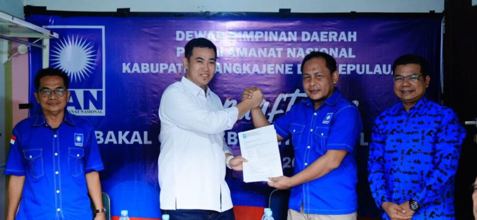 Petahana Bupati Pangkep Daftar di PAN dan PKB