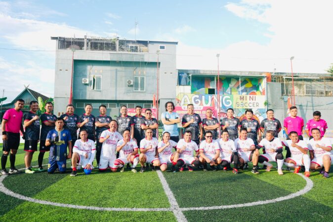 Semen Tonasa dan Forkopimda Pangkep Beradu Skill di Lapangan Mini Soccer