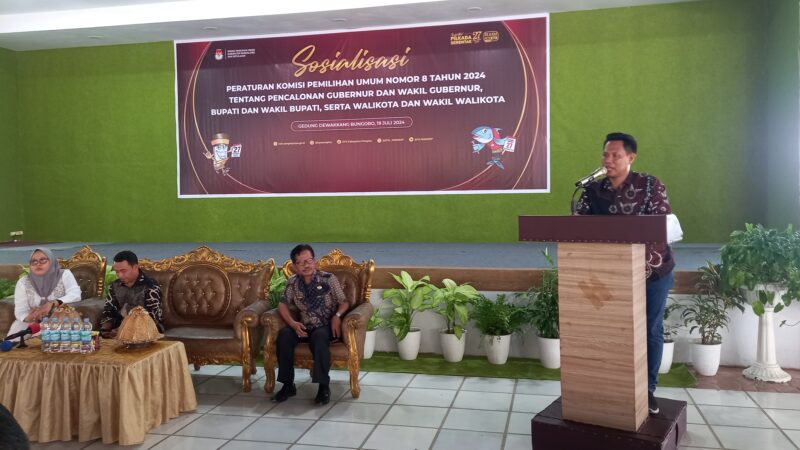 KPU Pangkep Gelar Sosialisasi Peraturan Pencalonan Pilkada 2024