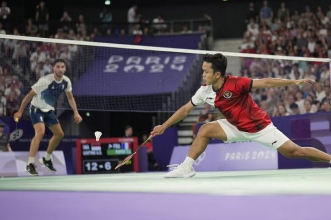 Langkah Ginting Terhenti di Grup H Olimpiade 2024