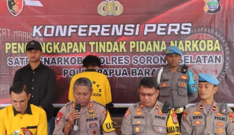 Polres Sorong Selatan Tangkap 14 Warga Terlibat Peredaran Narkoba