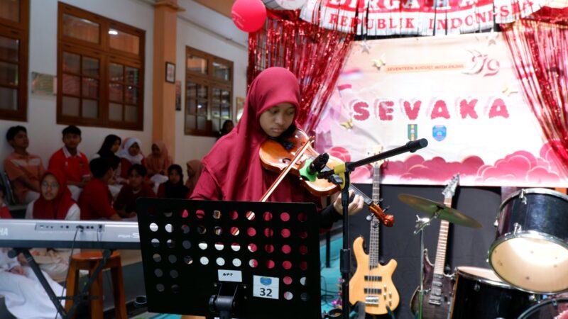 Sevaka SMP Muhammadiyah PK Meriahkan HUT RI