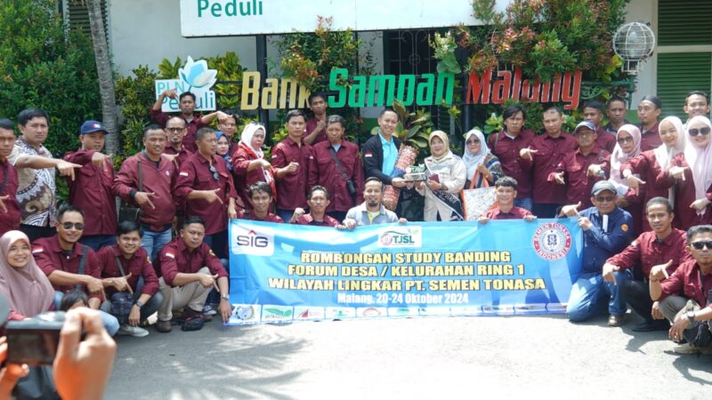 Dorong Kemajuan Desa, PT Semen Tonasa dan Forum TJSL Teken Pakta Integritas