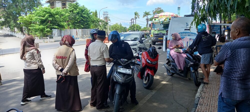 Ipda Afif Pimpin Operasi Penertiban Pajak Kendaraan di Pangkep