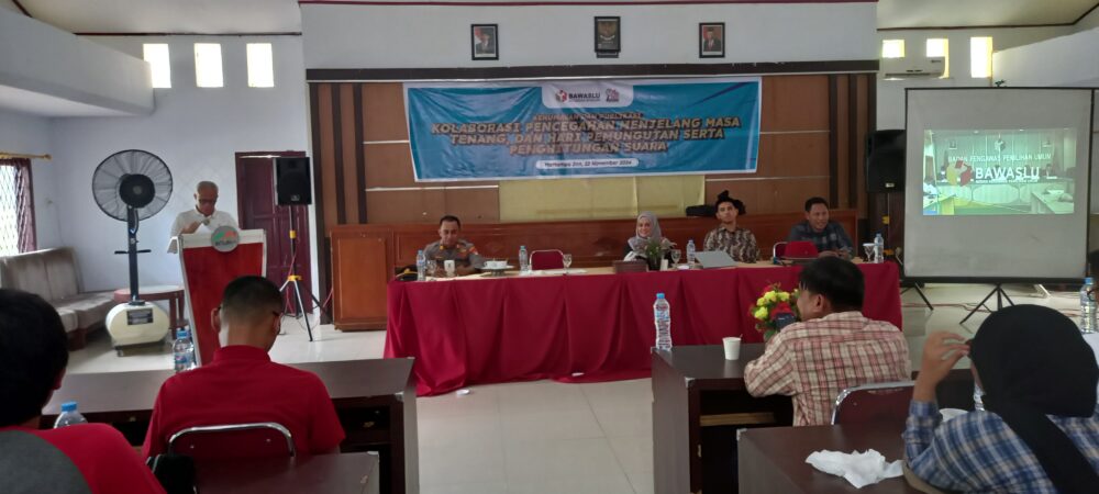 Bawaslu Pangkep Perkuat Kolaborasi Cegah Pelanggaran di Masa Tenang