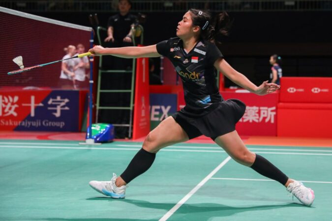 Kalahkan Intanon, Gregoria Melaju ke 8 Besar Kumamoto Masters 2024