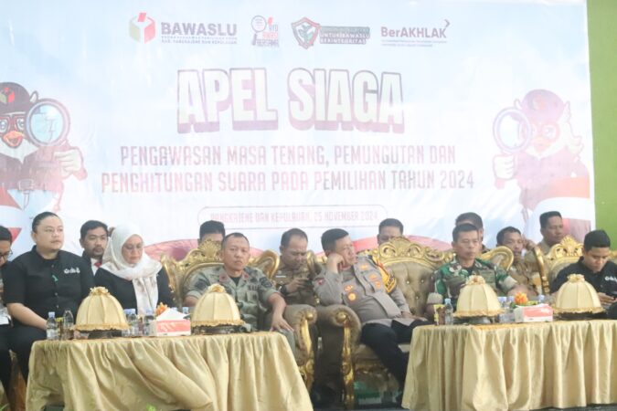 Bawaslu Pangkep Gelar Apel Siaga Pemilu 2024