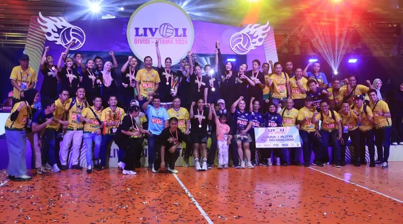 Petrokimia Gresik Pertahankan Gelar Livoli Divisi Utama 2024